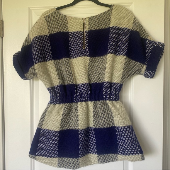 Luna Peplum Wool Top - Picture 2 of 9